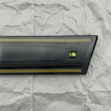 Close-up alternate angle of Toyota OEM Front Driver Side Door Applique Molding