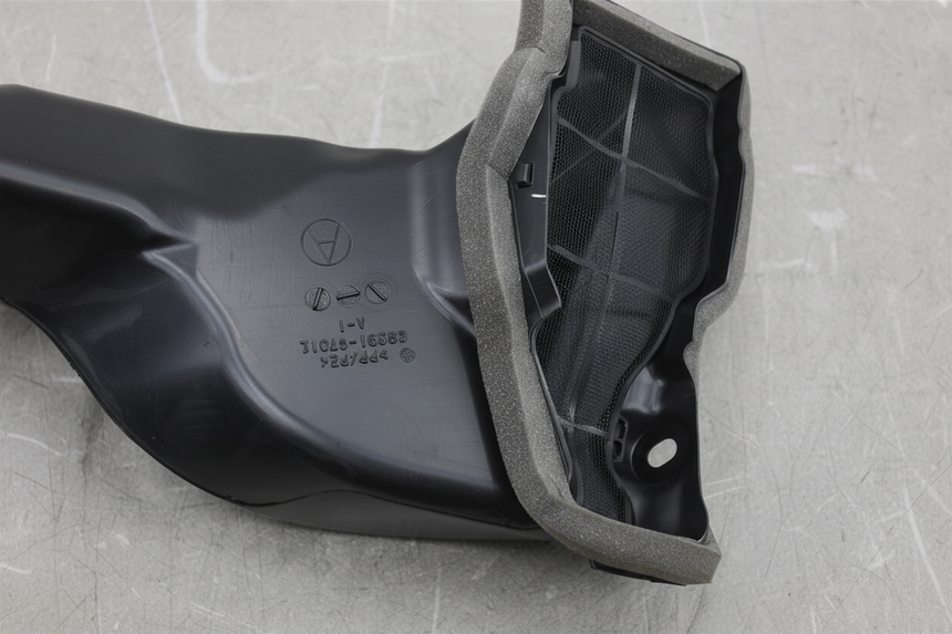 Drive Motor Battery Cooling Fan Duct - Bottom Section Detail