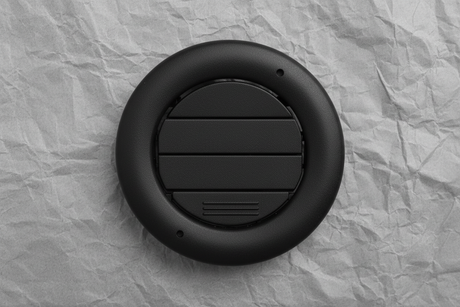 Rear Headliner Roof AC Air Vent Black - Middle Section Detail