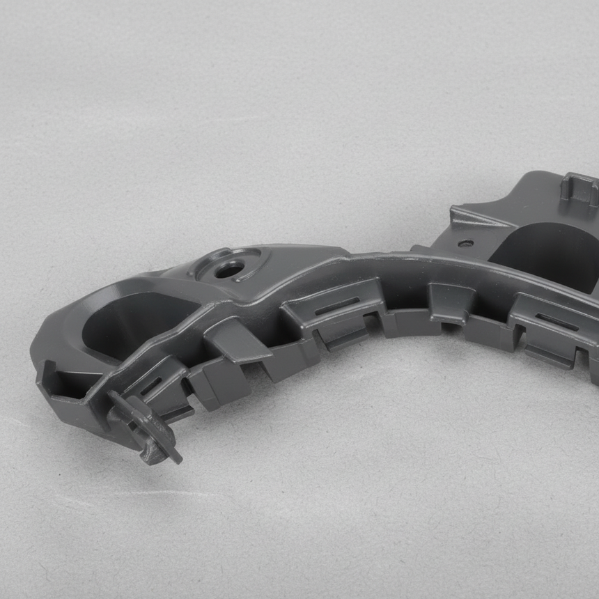 2013-2017 Volkswagen CC Driver Front Bumper Bracket Mount OEM - Bottom Detail