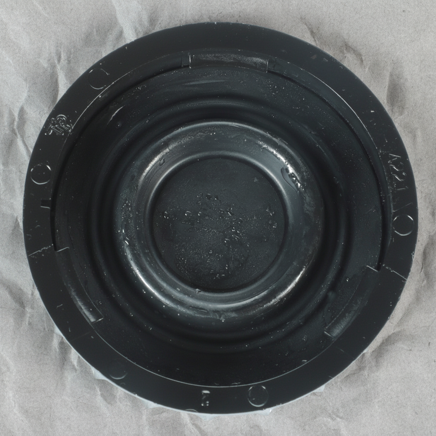 2007-2025 Nissan Frontier Xterra Sentra Maxima Pathfinder Brake Reservoir Cap OEM - Middle Detail Angle 2