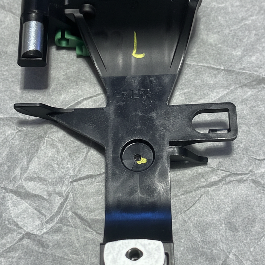 2019-2025 Toyota RAV4 Highlander Driver Front Handle Base Smart Entry OEM - Middle Macro Crop