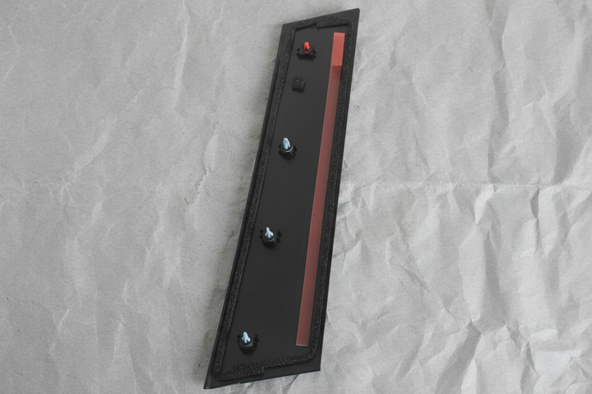 2020-2024 Mazda CX-30 Front Passenger Door Applique Molding Glossy Piano Black