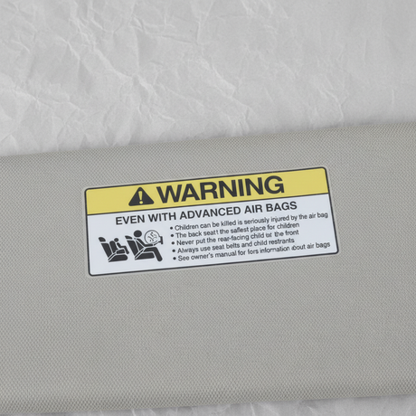 2013-2015 Honda Accord Sun Visor Driver Side Without Sunroof Gray OEM - Middle Detail