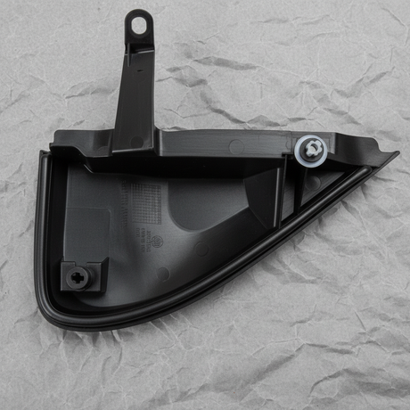 OEM Passenger Side Outside Mirror Front Cover With Extended Mirrors - Middle Detail 2