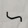 Transmission oil cooler hose on grey wrinkled kraft paper background
