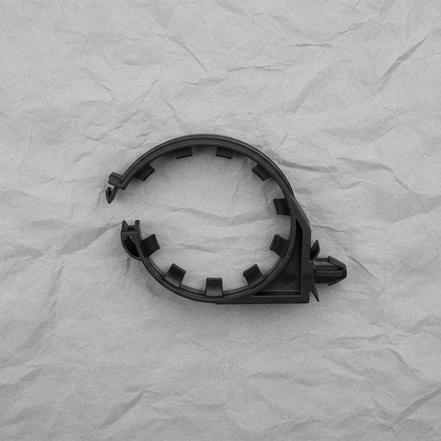 2008-2016 Ford F-250 F-350 F-450 F-550 Super Duty Lower Hose Clamp OEM - Full View