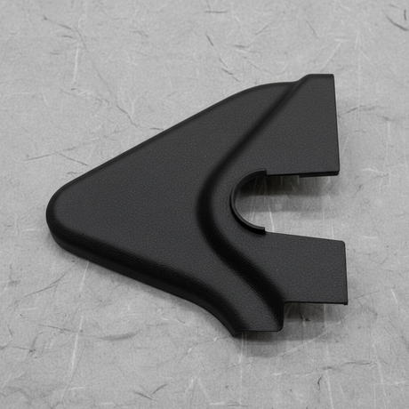 2016-2019 Ford Explorer 3rd Row Seat Latch Cover Ebony OEM - Bottom Detail