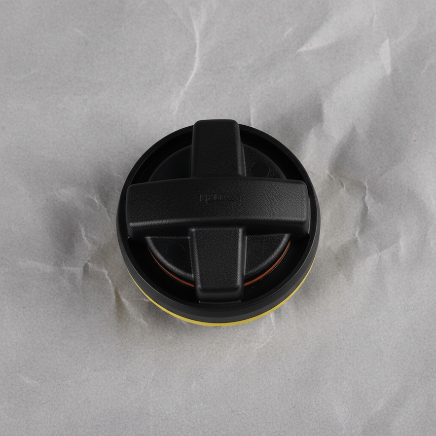 2020-2025 Ford F-250 F-350 6.2 6.7 Yellow Gas Filler Cap Genuine OEM