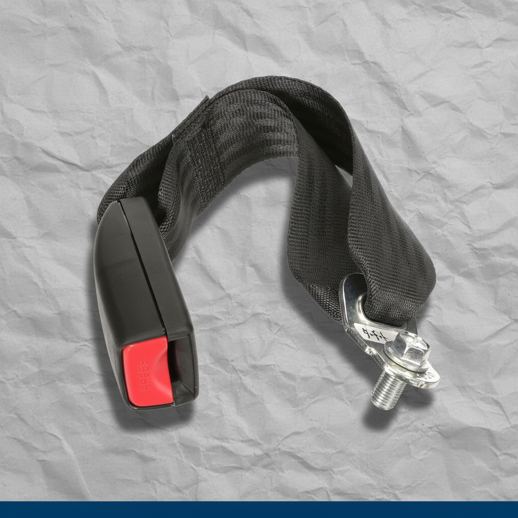 2007-2015 Mazda CX-9 Rear Third Row Seat Belt Buckle Black OEM