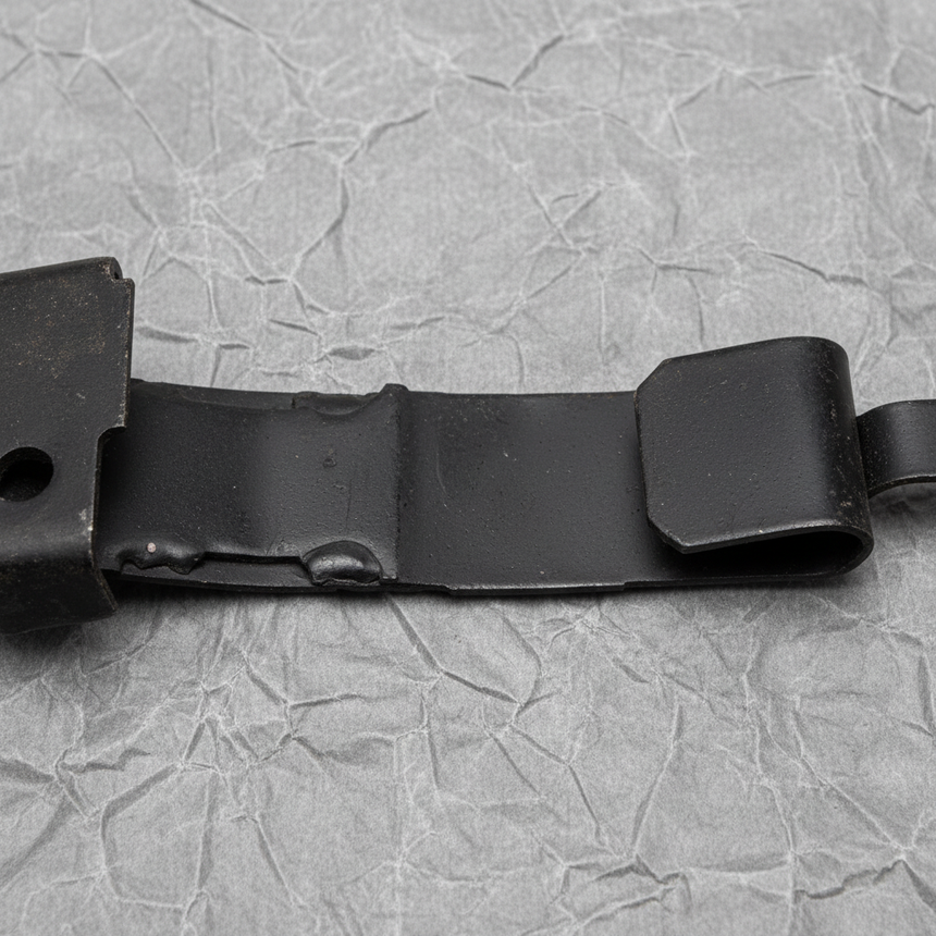 Close-up of GM OEM Rear Side Door Check Link hinged type