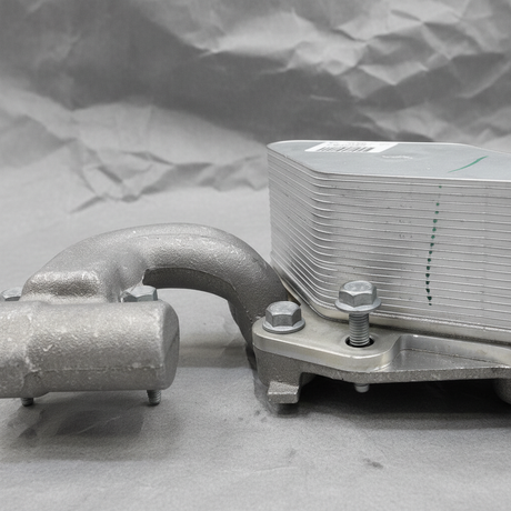 Camaro Cadillac CTS 6.2L Engine Oil Cooler - Middle Detail