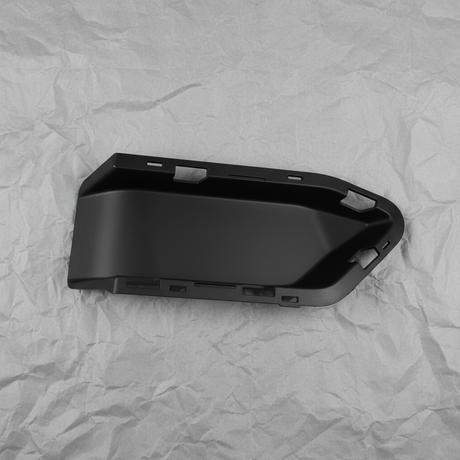 2020-2026 Corvette Stingray Passenger Black Lower Grille Cover No Z51 OEM - Full View