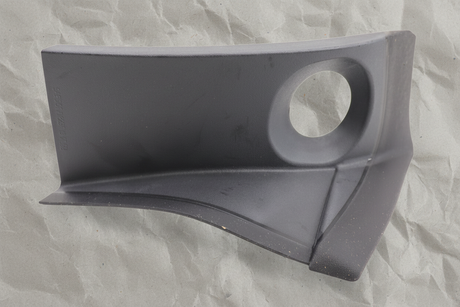 Rear Passenger Side Quarter Panel Gutter Trim - Middle Section Detail
