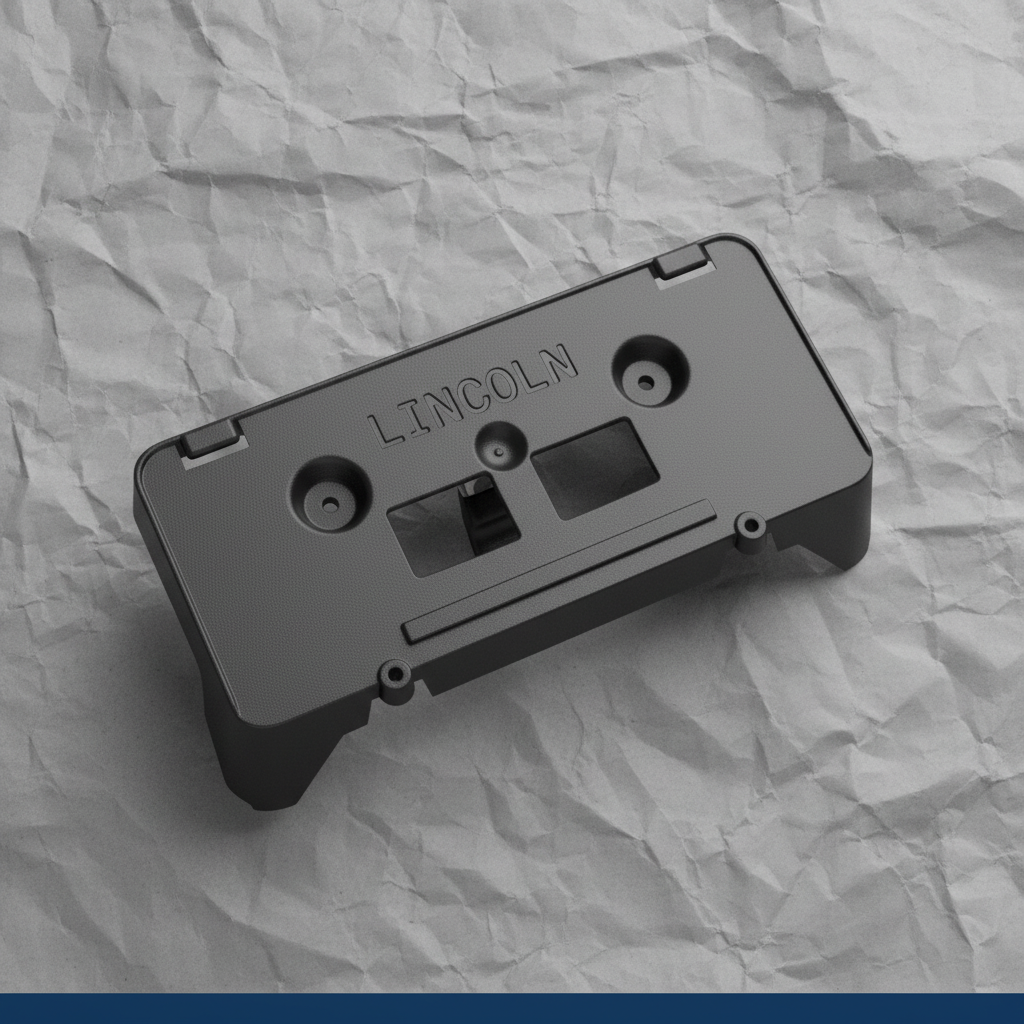 2010-2012 Lincoln MKZ Front License Plate Holder Mounting Bracket OEM