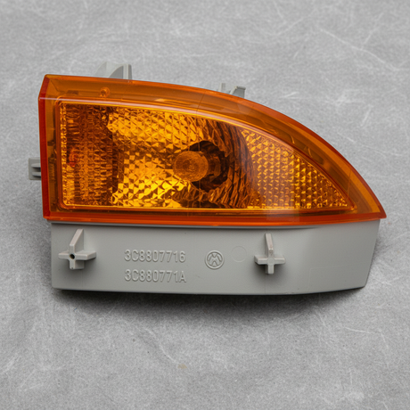 2009-2012 Volkswagen CC Passenger Front Bumper Reflector OEM - Middle Detail Angle 2