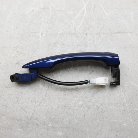 Nissan OEM Passenger Side Front Exterior Door Handle Deep Blue - Full View 1