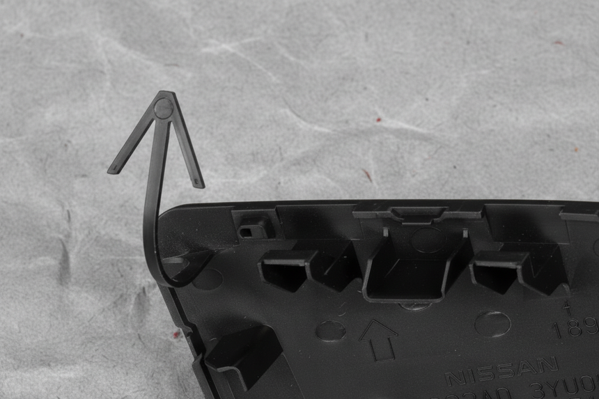 2016-2019 Nissan Sentra Front Unpainted Tow Bracket Cover Without Nismo OEM