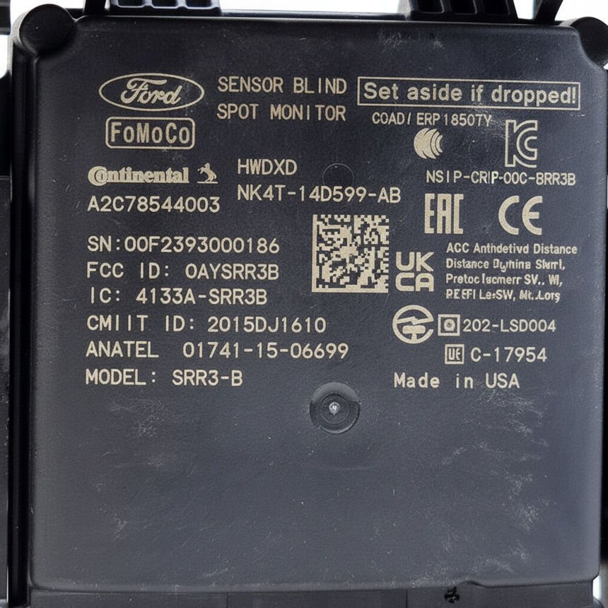 2022-2025 Ford E-Transit OEM Driver Side Blind Spot Radar Sensor Cargo Van