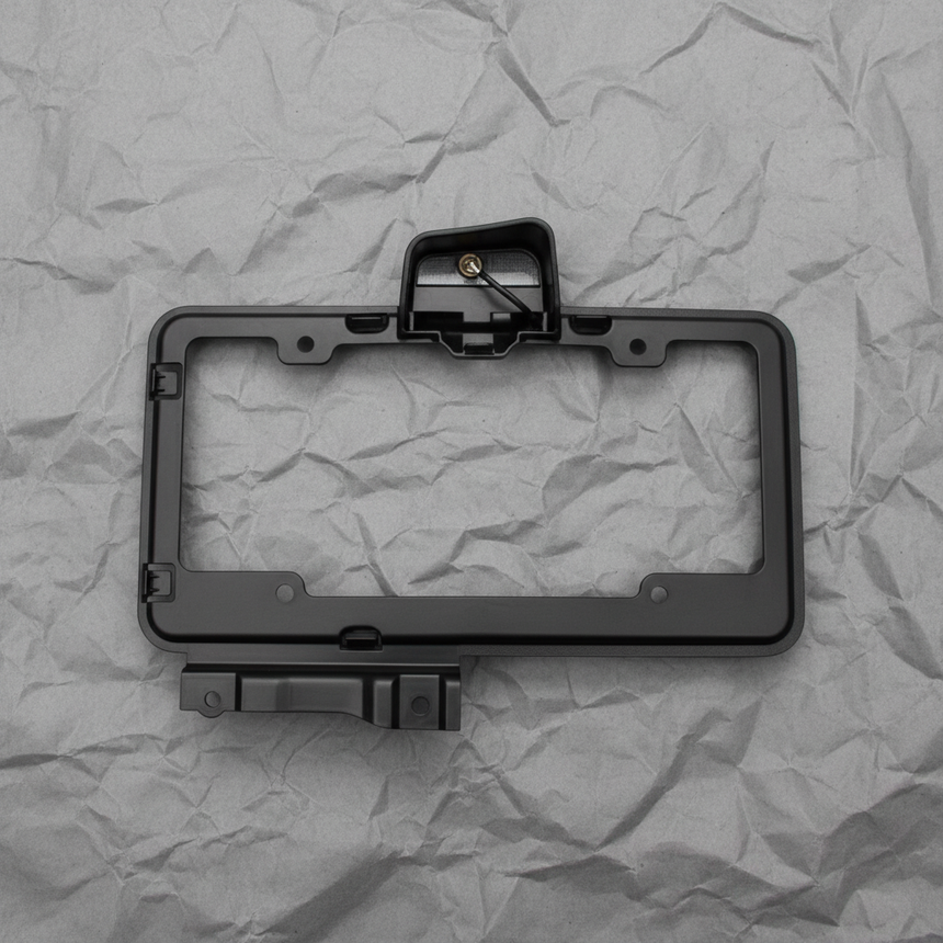 2007-2018 Jeep Wrangler JK Rear License Plate Bracket with Light OEM