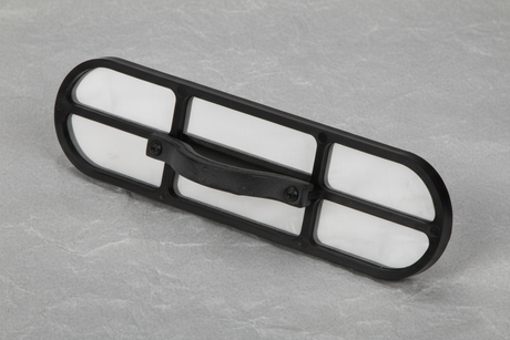 Ford Super Duty oil cooler screen filter center section macro detail