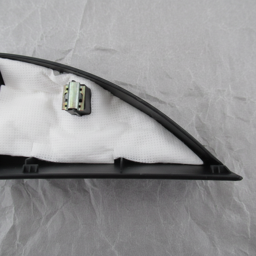 2006-2011 Honda Civic Coupe Driver Inside Mirror Trim Cover Garnish OEM - Bottom Detail Angle 3