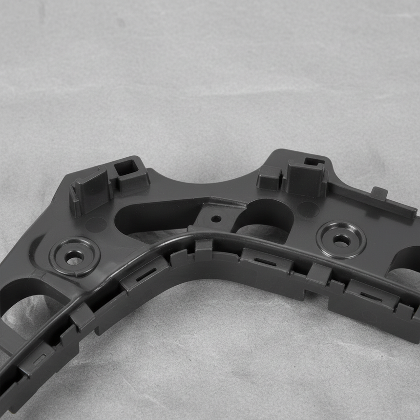 2013-2017 Volkswagen CC Driver Front Bumper Bracket Mount OEM - Top Detail Angle 2
