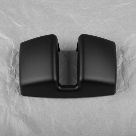 2005-2025 Corvette Genuine OEM Black Lift-Off Roof Latch Cover Coupe - Middle Detail