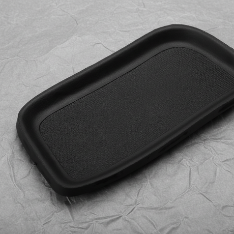 2010-2015 Chevrolet Camaro Jet Black Front Driver Side Door Pull Cup Liner - Macro Detail Angle 2