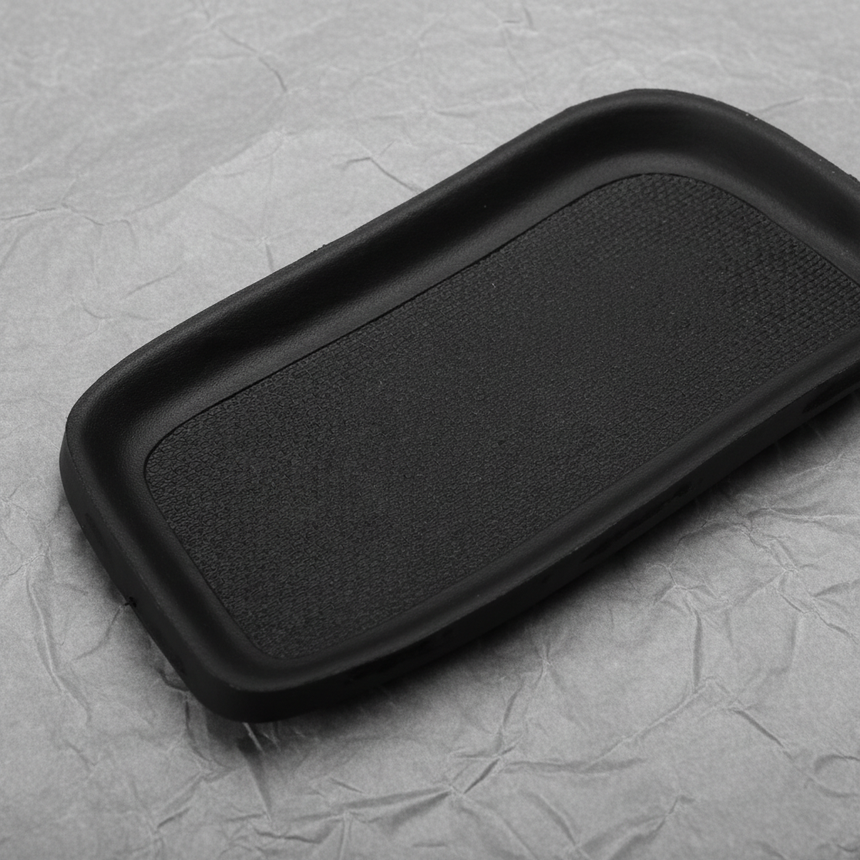 2010-2015 Chevrolet Camaro Jet Black Front Driver Side Door Pull Cup Liner - Macro Detail Angle 2