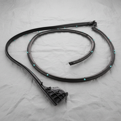 2005-21 Nissan Frontier Xterra OEM Passenger Side Front Door Weatherstrip - Angle 2