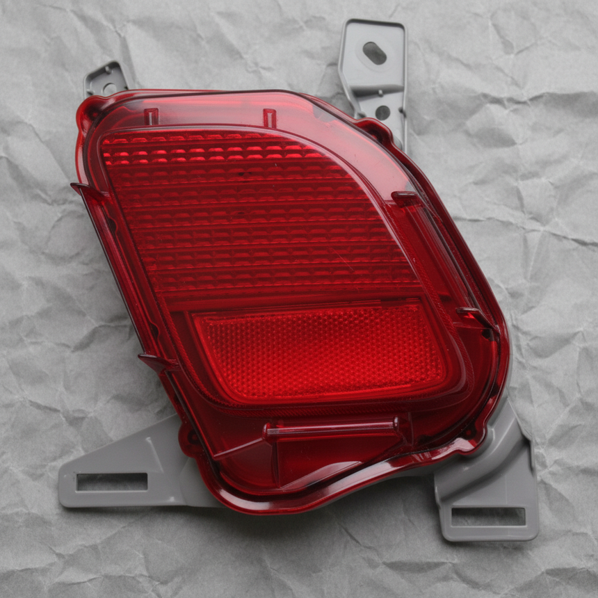 2014-2019 Toyota Highlander Passenger Side Rear Bumper Reflector OEM - Bottom Detail