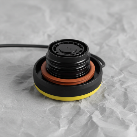 2020-2025 Ford F-250 F-350 6.2 6.7 Yellow Gas Filler Cap Genuine OEM
