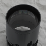 Nissan Frontier Black Exhaust Finisher with Nissan Logo OEM - Detail View