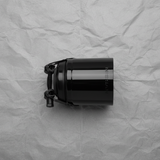 Nissan Frontier Black Exhaust Finisher with Nissan Logo OEM - Alternate View