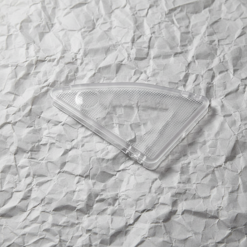 Full view on light grey wrinkled kraft paper background