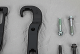 2019-2024 Nissan Titan Front Bumper Tow Hooks Kit Black 2-Piece OEM