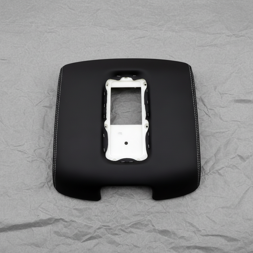 2015-2020 Tahoe Yukon Suburban OEM Center Console Lid Armrest Jet Black - Full View 1