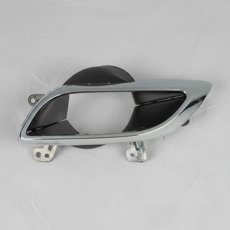 Driver Side Chrome Exhaust Tailpipe Extension - Clean Grey Kraft Paper Background