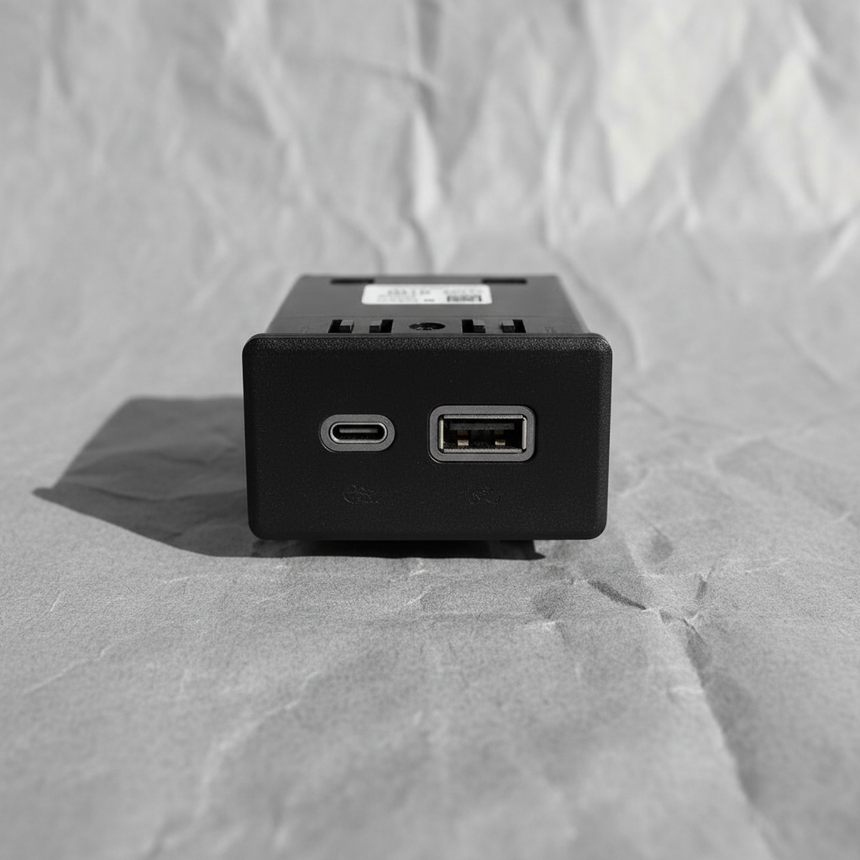 2021-2025 Tahoe Yukon Center Console USB Port Genuine OEM Macro Crop