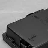 Jeep Cherokee under hood fuse box cover - top section detail