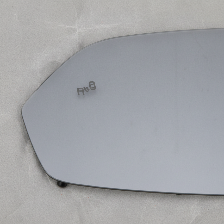 2018-25 Volkswagen Atlas Cross Sport Driver Side OEM Sideview Mirror Glass - Top Detail