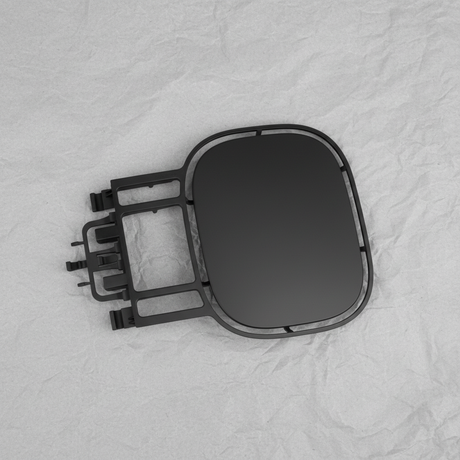 2020-2024 Ford Expedition Lincoln Navigator Rear Fuel Filler Door OEM JL1Z-78405A26-B on grey kraft paper background
