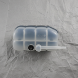Close-up alternate angle of Nissan OEM Radiator Coolant Reservoir Tank