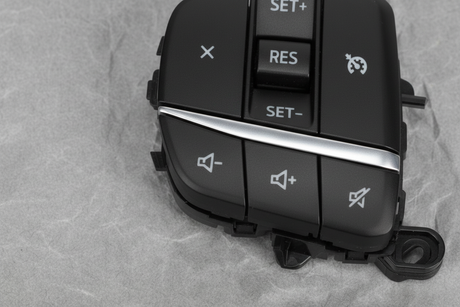 Ford Maverick cruise control switch bottom section macro detail