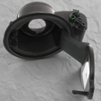 Fuel tank filler pipe housing hinge - full view