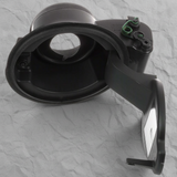 Fuel tank filler pipe housing hinge - full view