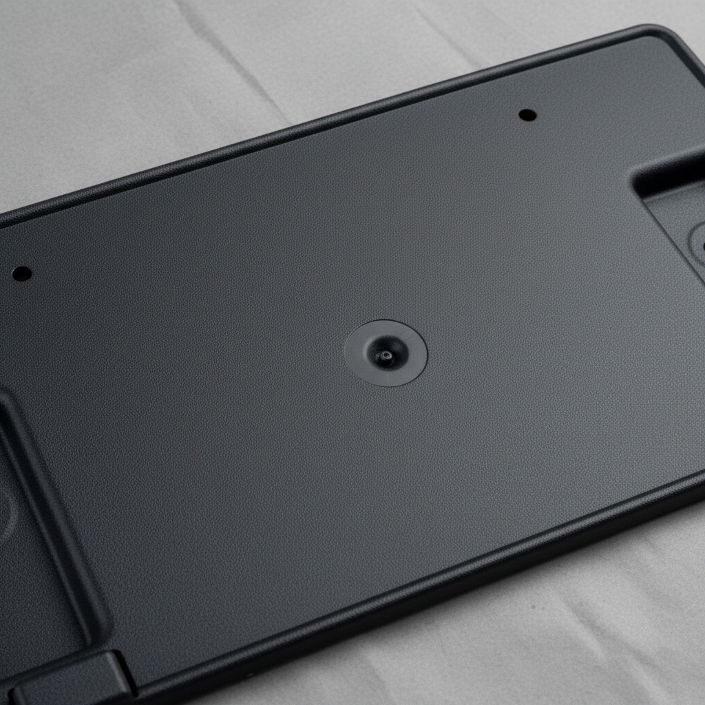 2024 Ranger Front License Plate Bracket - Center Detail