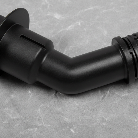 Close-up of Ford OEM 5.0L Gas Pipe for 2018-23 Mustang