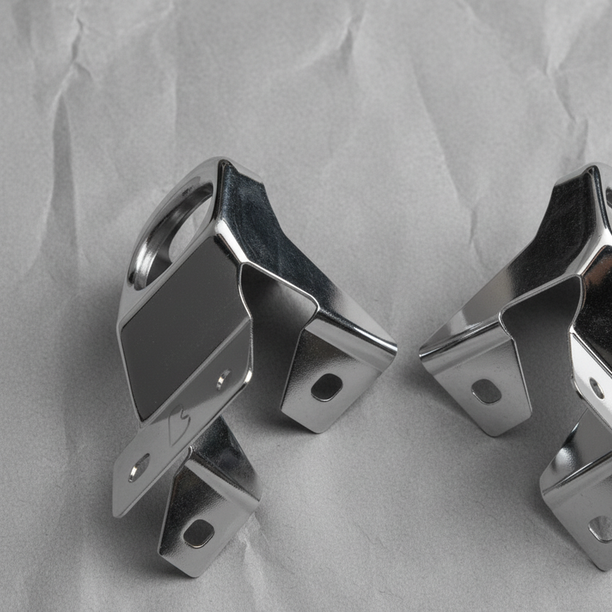 Jeep Cherokee Radiator Support Brackets - Top Detail
